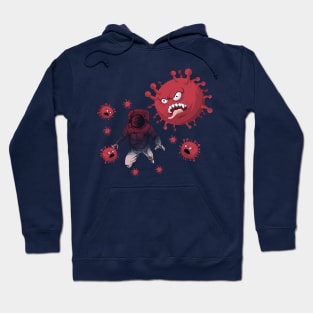 astronaut escape from virus Hoodie
